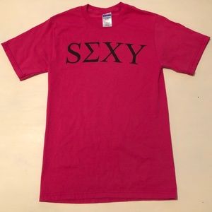 Sigma Chi SEXY Tee Size Small